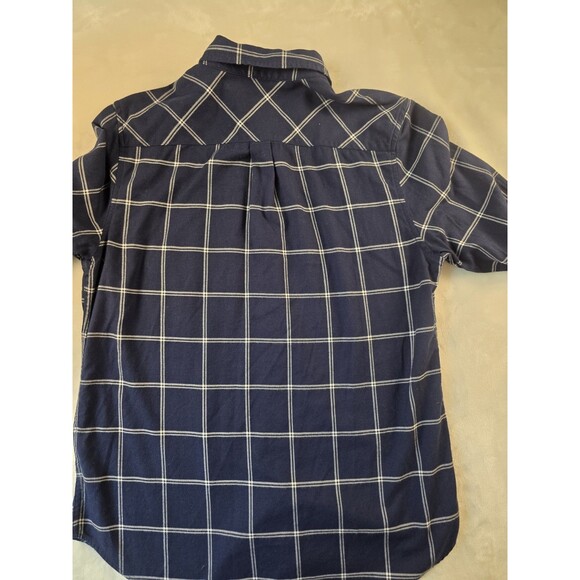 UNTUCKit Women's Size 8 Michelot Medium Blue Plaid Button Up Shirt - Picture 6 of 7